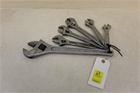 Lot of Craftsman Adjustable Wrenches