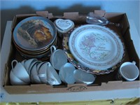 Box Lot Including Garfield Collector's Plates More