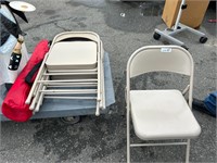 5pc Metal Cosco Folding Chairs