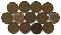 Group of Canadian Cents - All King George V, 1910