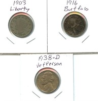 20th Century U.S. Nickels