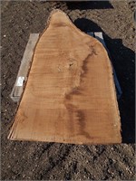Live edge walnut slab; 82" long; 2 1/2" thick