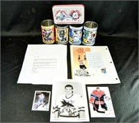 AUTOGRAPHS + NHL HOCKEY COLLECTIBLES