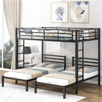 EMKK Triple Bunk Bed Twin Over Twin Over Twin, 3