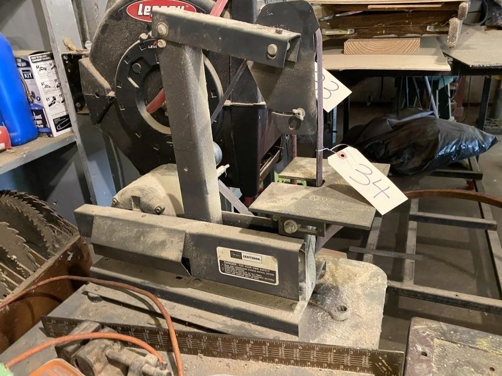 Craftsman Belt Sander on Table