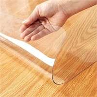 44X84 Inch New Clear Plastic Tablecloth