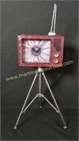 Chateau Canet Decorative Clock w Tripod  - Lot B