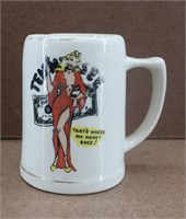 Vintage MCM 1960 Pinup Tennessee Mug