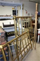 Heavy Brass Bed Frame, Head & Foot, Side Rails 55W