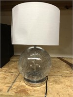 Decorative glass lamp