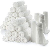 Gauze Bandage Rolls - 4 Yards Per Roll of Gauze