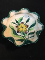 Japan Hand Painted Flower Dish