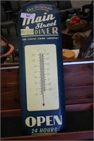 MAIN STREET DINER THERMOMETER