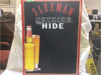 Sleeman advertising Chalkboard 23" x 31"