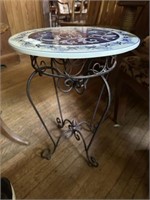 Small Porcelain Top Table