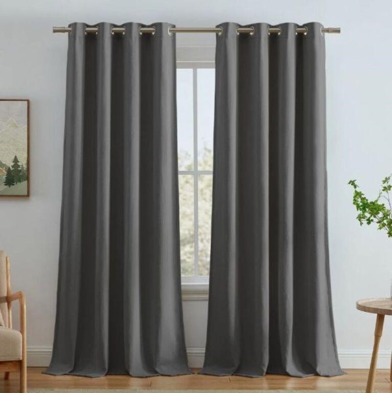 2-Pc 52" x 90" SUN+BLK Buckingham Collection