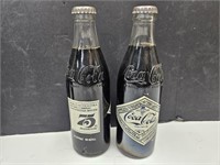 2 Coca Cola Bottles 75th Anniversary