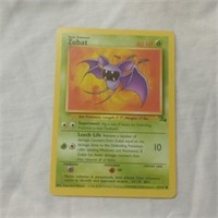 First Edition Pokemon Card Zubat 57/62
