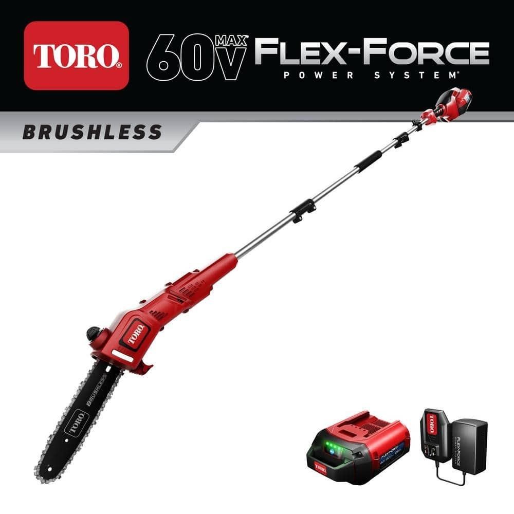 10in. 60V Lithium Ion Cordless Pole Saw