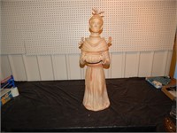 Large 34" Pottery figure of St. Francis of Assisi