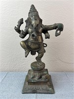 Brass/Bronze “Lord Ganesha” 10.5in Deity Statue