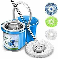 Simpli-Magic 79193 Spin 4 Mop Heads Included, Blue