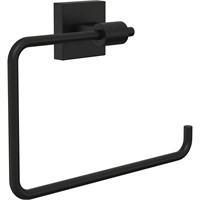 Franklin Brass Maxted Towel Ring in Matte Black