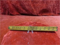 No 651 Lufkin folding vintage ruler.