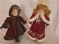 Winter Dolls x2