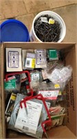 Box of miscellaneous hardware