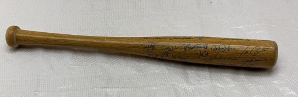 18in printed signed baseball bat