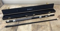 Imperial Route 66 Pool Cue w/Case -as is