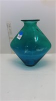 large blue vase