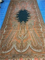 Hand Knotted Paisley Rug 4.5x7.5 ft