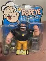 2001 Popeye the Sailorman Bluto Action Figure