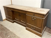 Narrow Wooden Desk 73" x 19" x 30"