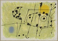 Joan Miró "Le lezard aux plumes d'or" color