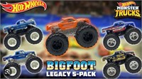 Hot Wheels Mattel Monster Trucks 5 pack