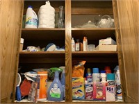 CONTENTS OF LAUNDRY ROOM CABINETS