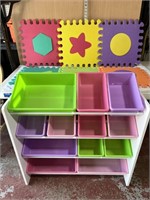 Toy Organizer & Floor Tiles