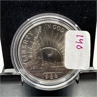 1986 UNC LIBERTY CLAD HALF DOLLAR