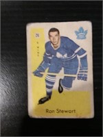 Carte hockey Ron Stewart 1958