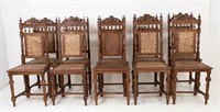 10 Aesthetic Movement, Manner of Horner, Chairs