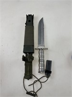 Maxam Survival Knife with all Accessories