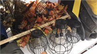 (6) SOLAR LIGHTS & FALL DECOR