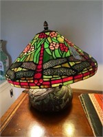 Contemporary Tiffany Style Dragonfly Lamp
