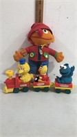 Sesame Street train lot with 13” Ernie doll