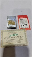 Early zippo lighter and papers