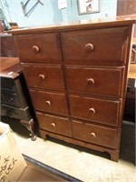 4-DR RED MAPLE CHEST  34X45T