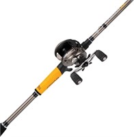 Low Profile Baitcast Reel and Rod Combo